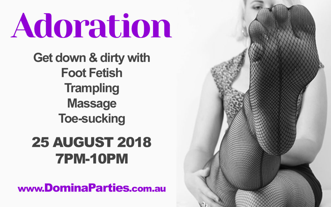 Sydney Adoration Foot Party ~ 25 August 2018