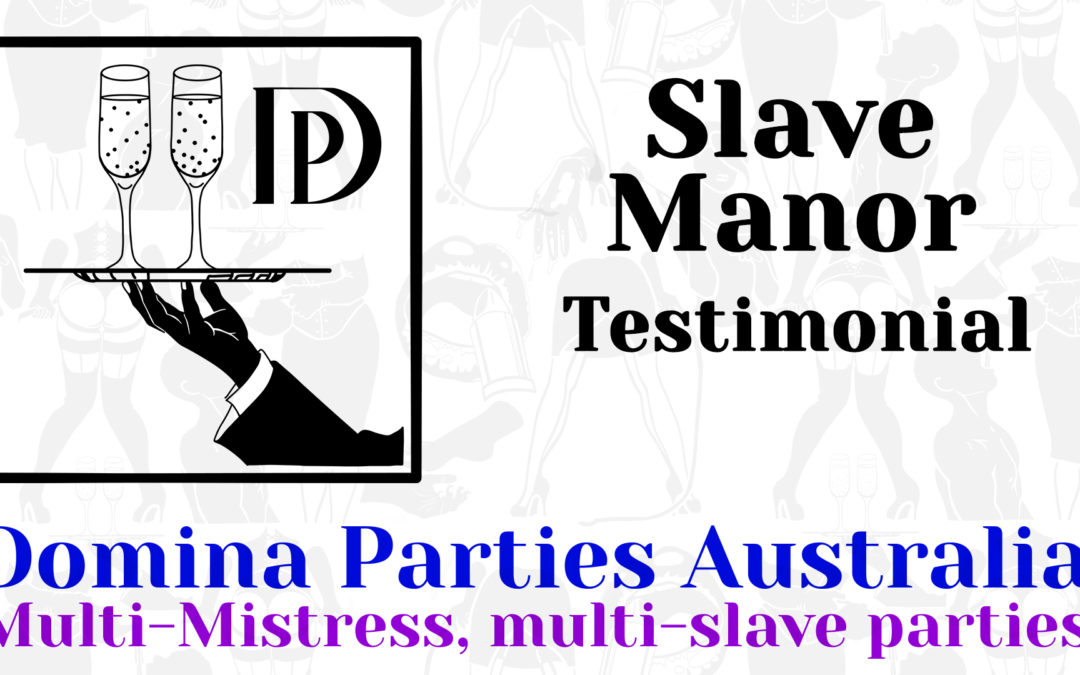 Testimonial: Slave Manor 23 March 2019 2