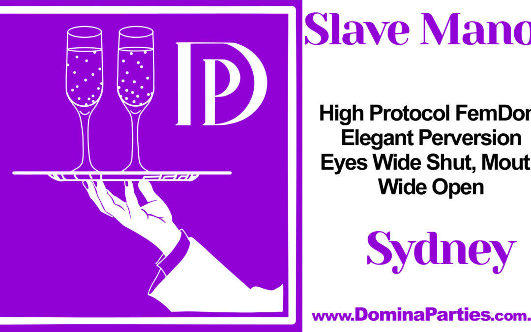 CANCELLED Sydney Slave Manor: Schoolyard Hazing ~ 26 April 2020